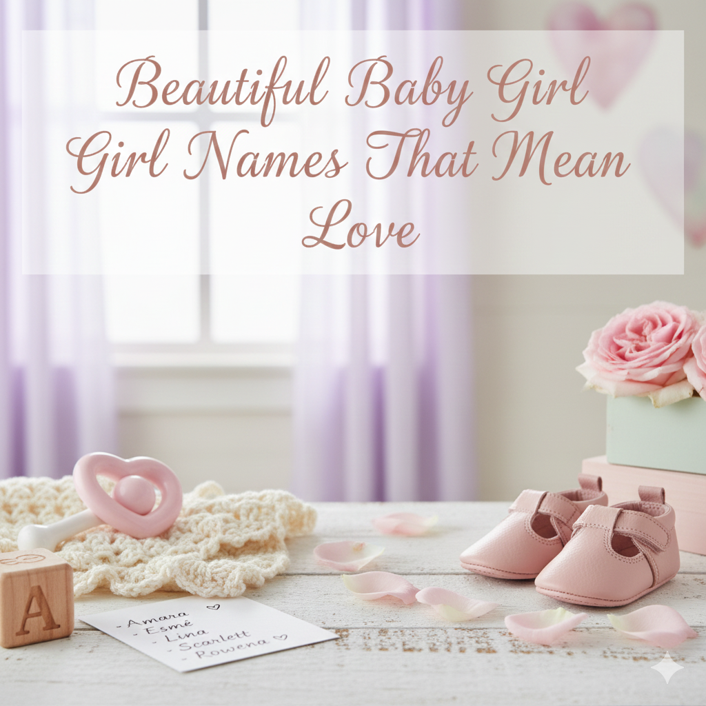 Beautiful Baby Girl Names That Mean Love