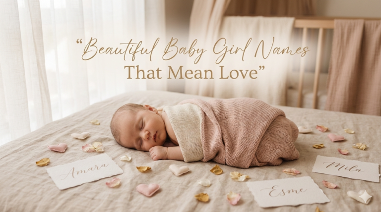Beautiful Baby Girl Names That Mean Love