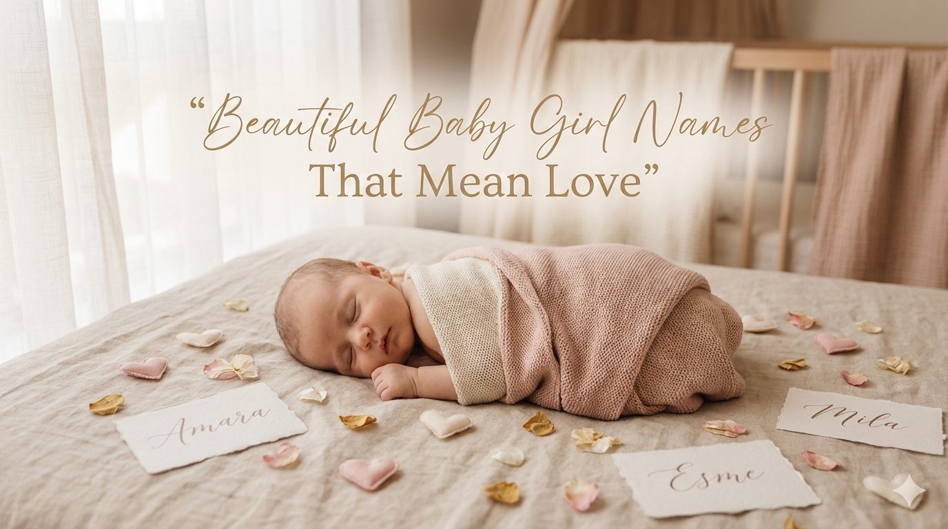 Beautiful Baby Girl Names That Mean Love